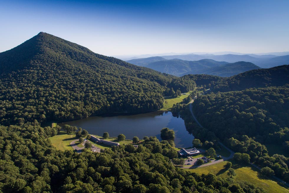 Peaks of Otter Lodge Aerial View
