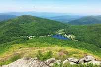 Peaks of Otter Lodge From Sharp Top Summit