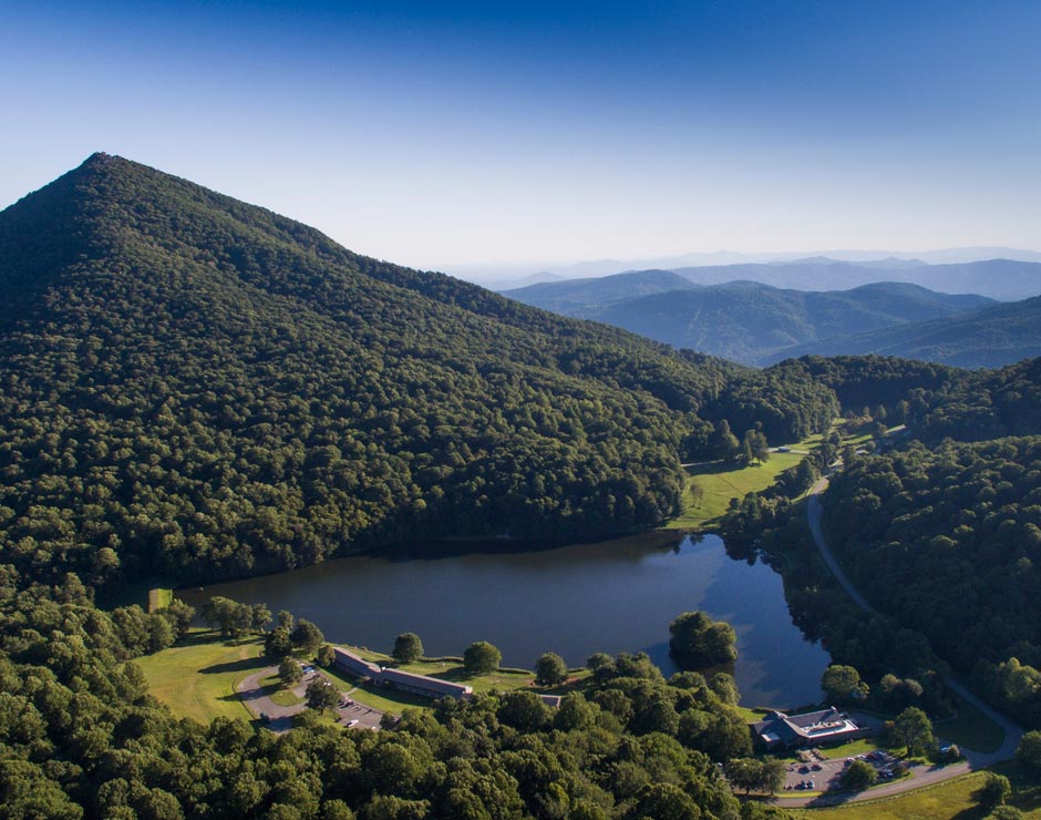 Peaks of Otter Aerial View