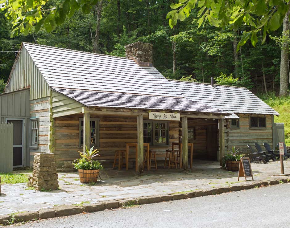 Peaks of Otter Sharp Top store